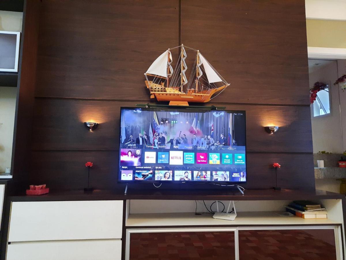 Apartamento FRENTE PARA 0 MAR - PÉ NA AREIA - 3 SUITES - AR CONDICIONADO 2 - VAGAS 2 - FINAMENTE DECORADO - PRAIA DO MORRO-INTERNET -WI-FI -TV COM SERVIÇOS DE DISNEY PLUS - NETFLIX -HBO MAX -STAR MAX - JOGOS AMAZON FIRE STICK - ALEXIA Guarapari Exterior foto
